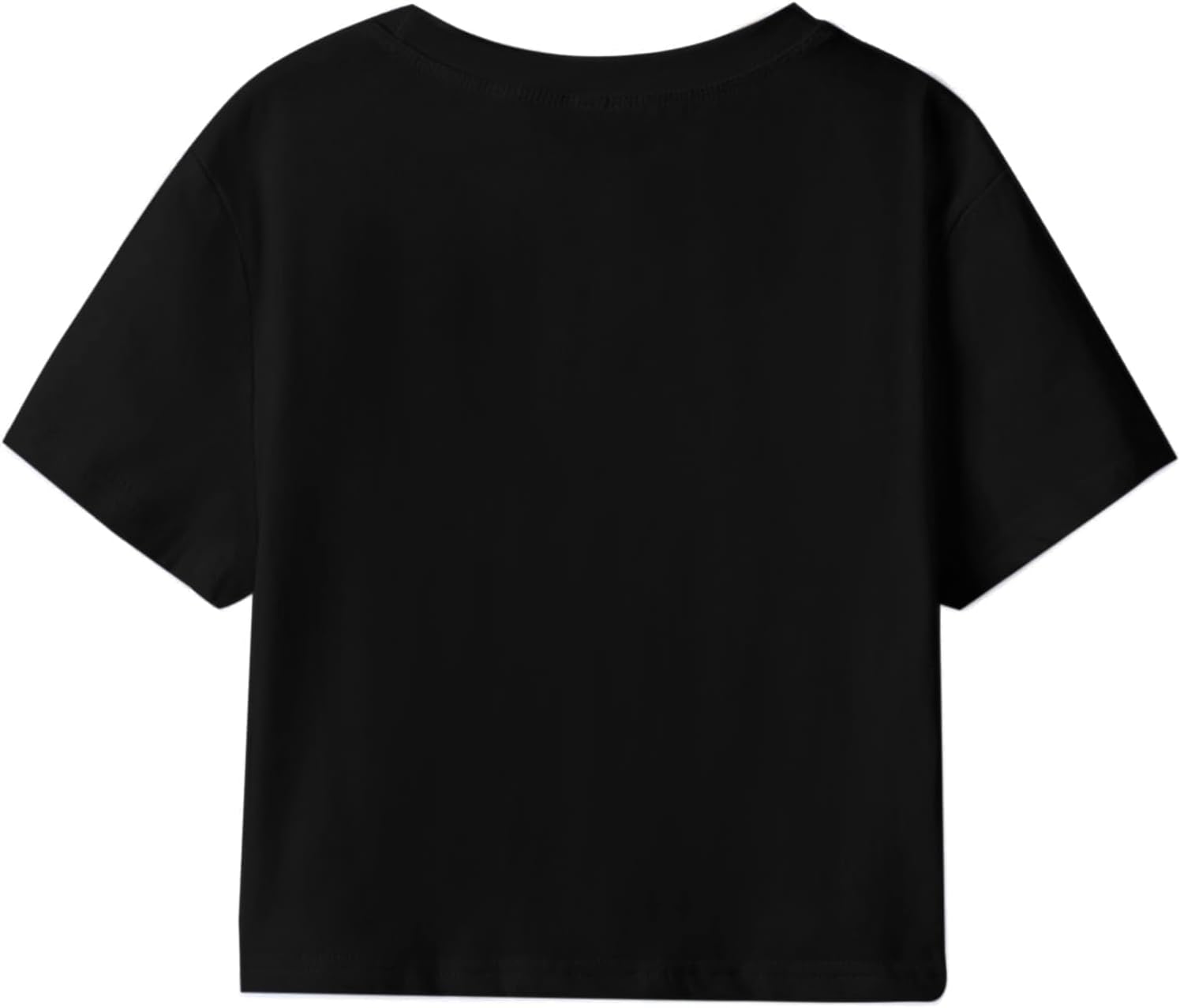 Hilinker Womens Short Sleeve Graphic Crop Tops Vintage Tees Summer Cute T Shirts - Image 4