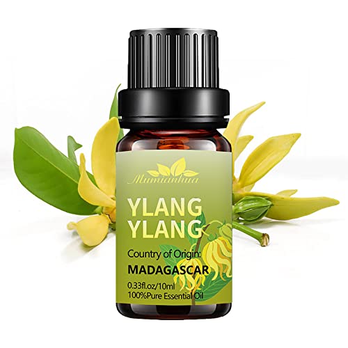 Ylang Ylang Essential Oil Mumianhua Pure Ylang Ylang Oil Therapeutic Grade Ylang Ylang Aromatherapy Oil For Skin, Hair Growth, Diffuser, Candle Making 10Ml #TOP24