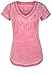 Produktbild Georgina: T-Shirt V-Ausschnitt und Motiv-Print, Farbe:Himbeer, Größe:M