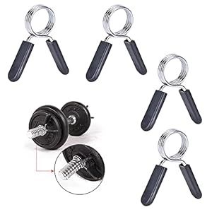 XINCHAO Barbell Lente Clips 4 Stuks 30mm Dumbbell Spring Collar Sports Veersluitingen voor Gym, Gewichtheffen, Krachttraining