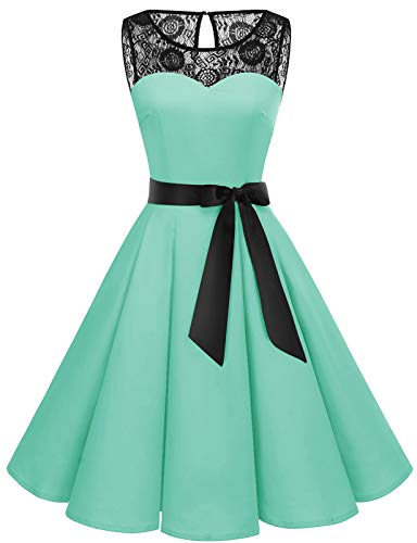 Bbonlinedress Abendkleider elegant für Hochzeit Winterkleid Rockabilly...