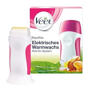 Veet EasyWax Elektrisches Warmwachsgerät – Warmwachs Roll-On Wachswärmer