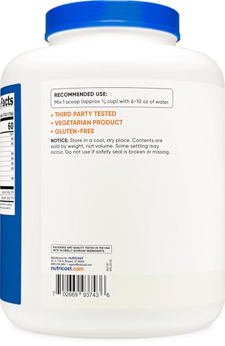 Image of Nutricost Maltodextrin Powder 8LBS - Gluten Free, GMO Free (Pack of 2)