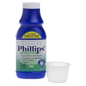 Phillips’ Genuine Milk of Magnesia, Fresh Mint, 355ml