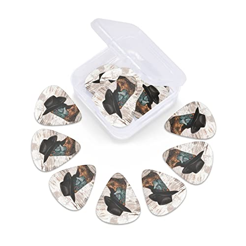 Ensemble de 12 médiators de guitare avec chapeau de cow-boy et bottes pour guitare acoustique, guitare électrique… - Les Beatles, Paul McCartney, John Lennon, RIngo Starr, George Harrison Ensemble de 12 médiators de guitare avec chapeau de cow-boy et bottes pour guitare acoustique, guitare électrique… – Image 7
