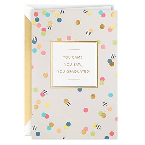 Hallmark Signature Graduation Card (Came, Saw, Graduated)