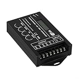 TC421 Programmable RGB LED Display Controller Timer 5 Channel DC12-24V Aluminum Alloy with Customizable Schedule Mode with Two-Color Monochrome LED Lighting for Light Advertising Home