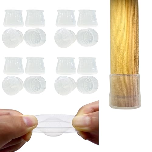 Silicone Chair Leg Floor Protectors Medium Fit 1-17/64