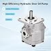 ATO 1 GPM Hydraulic Single Gear Pump, 3000-3600 psi,Small Hydraulic Gear Pump, SAE 2-Bolt Mounted, for Industrial Commercial Chemical Uses,Clockwise Rotary