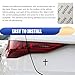 Zikefest 2PCS Cross Car Decals, Metal Jesus Cross Badge Stickers, 3D Individual Car Cross Emblem Decal, for Auto Trunk Body Tailgate Side Fenders, Auto Decoration (Black)