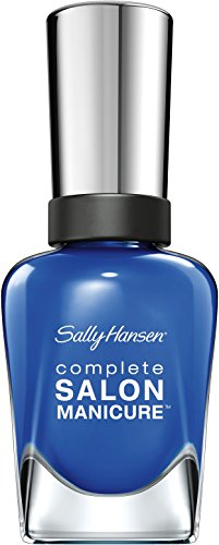 Sally Hansen Complete Salon Manicure Nail Polish, 531 Dark Hue-mor/Nourishing Dark Blue Metallic, 15 g