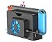 ElecGear Switch OLED Ventilateur de Refroidissement, Option 3 Vitesses Refroidisseur Dissipation de la Chaleur Couverture Arrière de Remplacement compatible avec Nintendo Switch OLED Dock (noir)