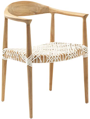 SAFAVIEH Wade Leather Seat Chair