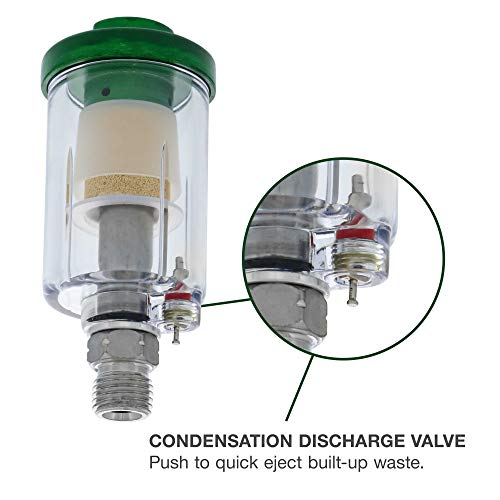 TCP Global Brand Pro Mini Inline AIR FilterPaint Spray GunTool