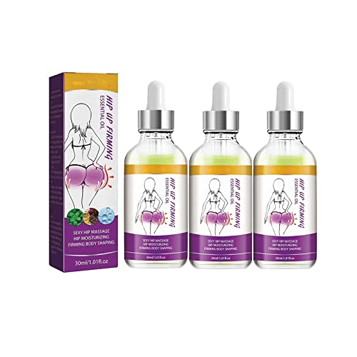 Hip Lifting Essential Oil,Buttocks Firming Essential Oil,Butt Lift Oil Female Buttock Firming And Enhancing Oil Natural Herbal Butt, Remove Buttock Fat Fast Firming And Lifting (3PC) Cover