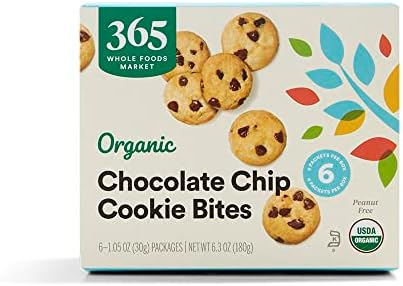 365 by Whole Foods Market, Organic Chocolate Chip Cookie Bites, 6.3 Ounce