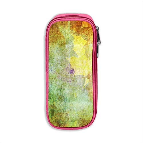 Preisvergleich Produktbild October_Leaves Pencil Pen Case Beuteltasche Student Stationery Office Kosmetische Schminktasche Aufbewahrung Pink