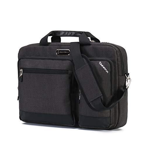 Omnpak 15.6 Inch Laptop Bag, Business Briefcase With Combination Lock, Water Repellent Notary Document Bag For Men Women - Fits 15.6-Inch Computer/Notebook/Tablet #TOP4