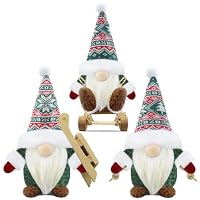 Gehydy Gnomi Natalizi Set di 2 Decorazioni Natalizie Gnomi Natale