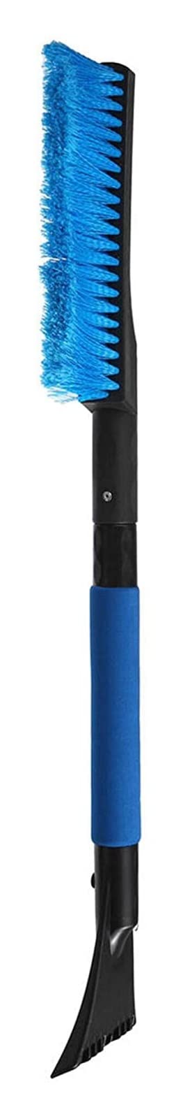 XMING Cepillo de Nieve 2 EN 1 Raspador de Hielo retráctil con Cepillo de Limpieza Pincel de Parabrisas Remoción de Nieve Frost Telescoping Home Snow Remowing Herramientas