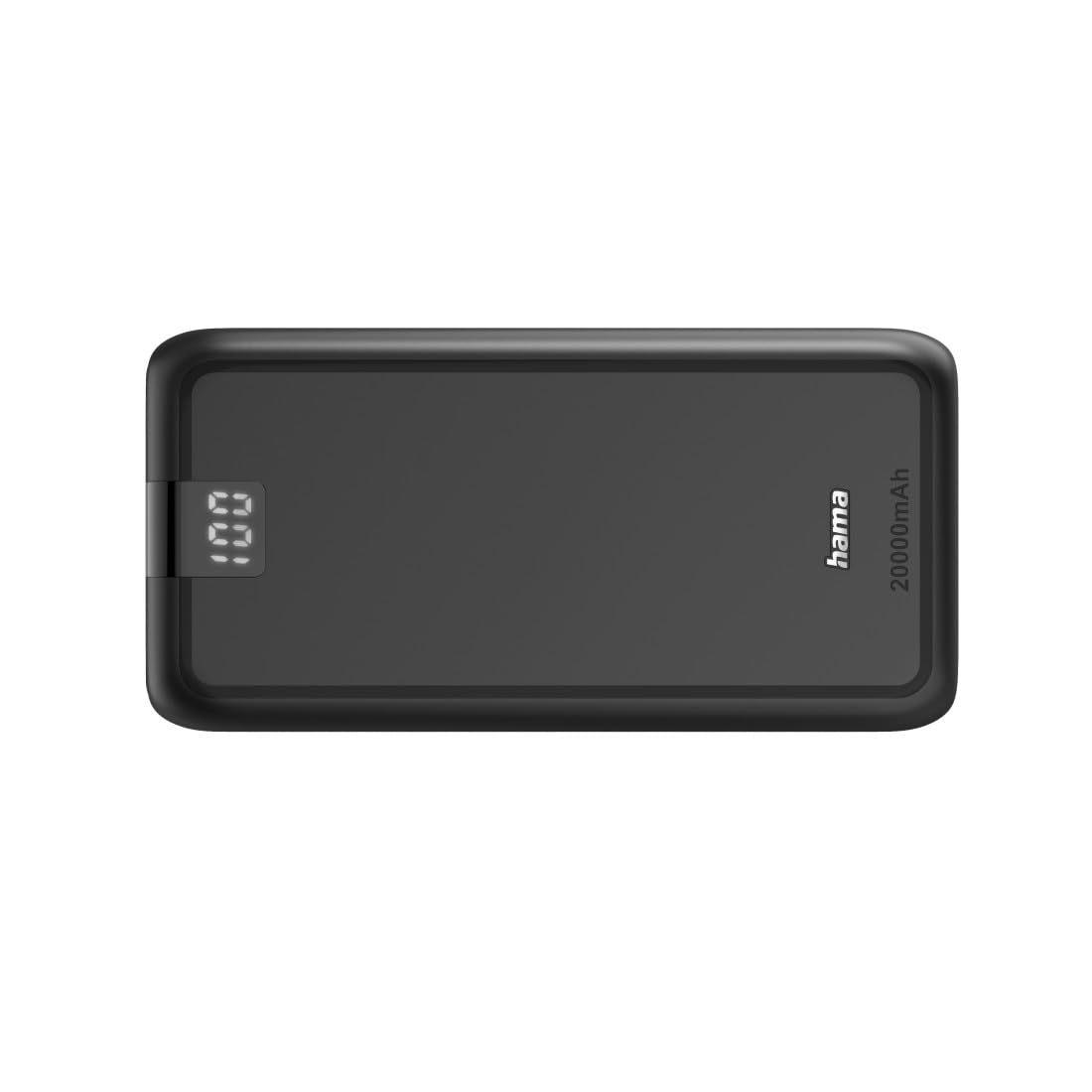 Hama Power Pack per ricarica telefono 20000 mAh (powerbank, ricarica rapida, 2 x USB A, USB C, spazioso, leggero, piccolo, caricatore) grigio antracite