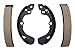 ACDelco Gold 17630B Bonded Rear Drum Brake Shoe Set
