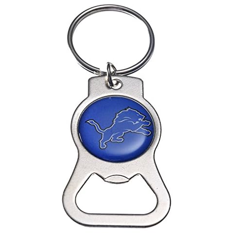 Team Sports America C307821 Detroit Lions Bottle Opener, Silver Cover
