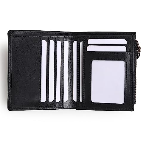 Image of TANSTITCH Slim Leather Wallet || Compact, Minimalist & Thin Wallet || RFID Protected || Front Pocket Carry Design