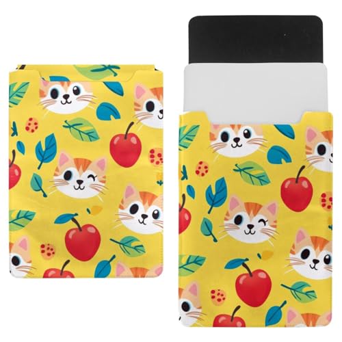 Funda para portátil de gatos ideal para estudiar en la biblioteca