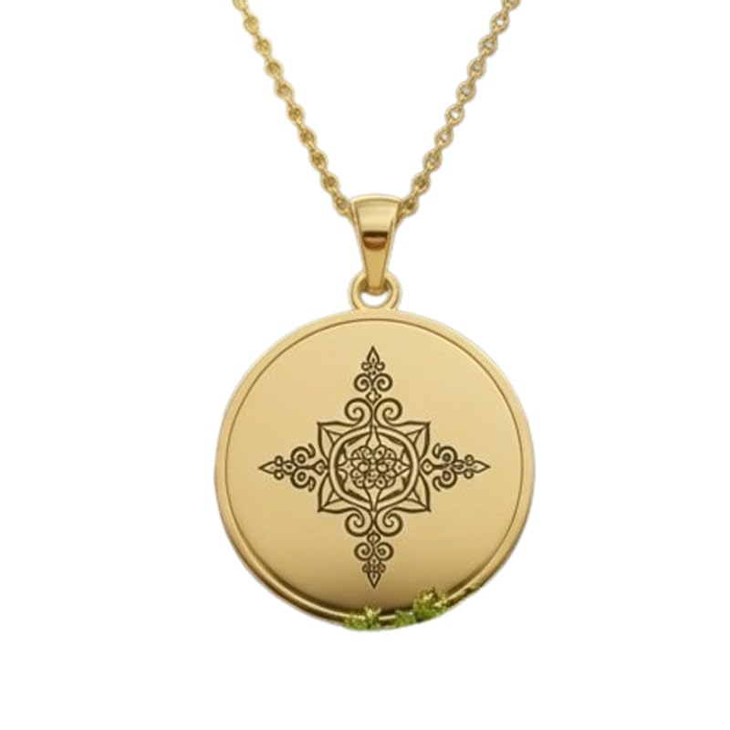 Collier croix gravée en argent sterling 925 plaqué or de haute joaillerie