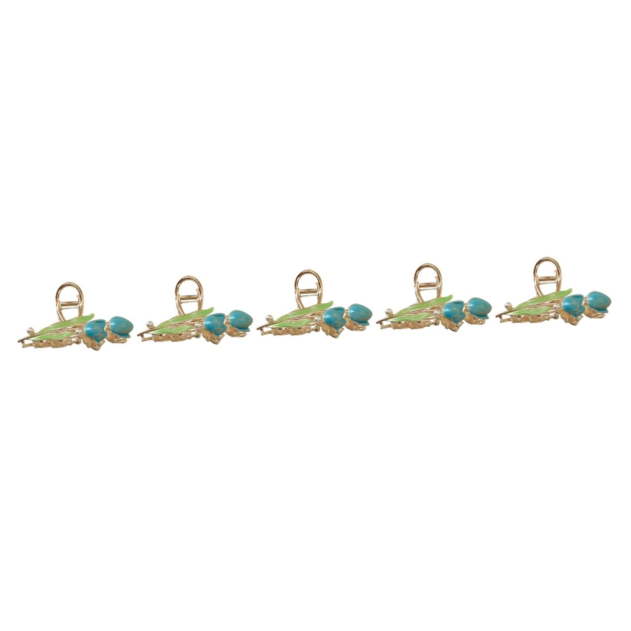 Didiseaon 5 Fermagli Per A Forma Di Fiore Per Donne Eleganti Fermagli Per in Metallo Accessori Per