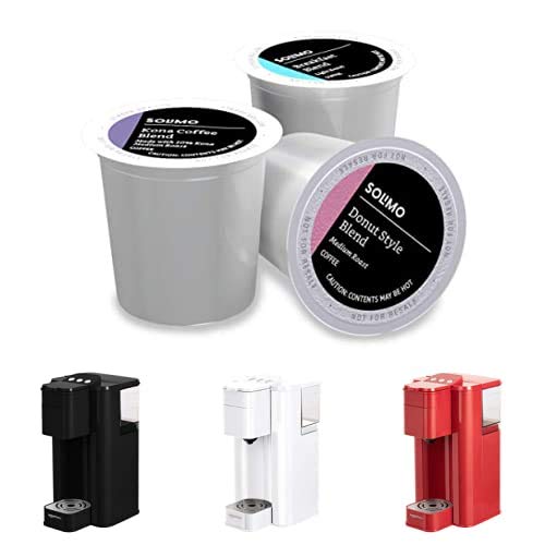 Solimo Coffee Pods and AmazonBasics Brewer by Amazon