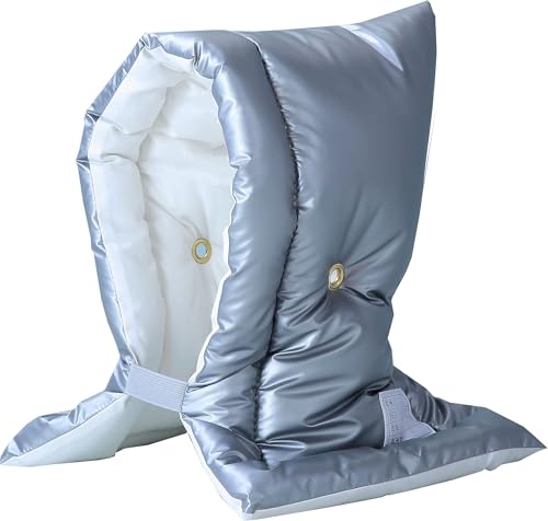 The 247 Life Plus カネカロン アルミ防災クッション 防災頭巾 日本防炎協会認定 日本製 30ｘ46cm Lサイズ シルバーの商品画像（Amazon）