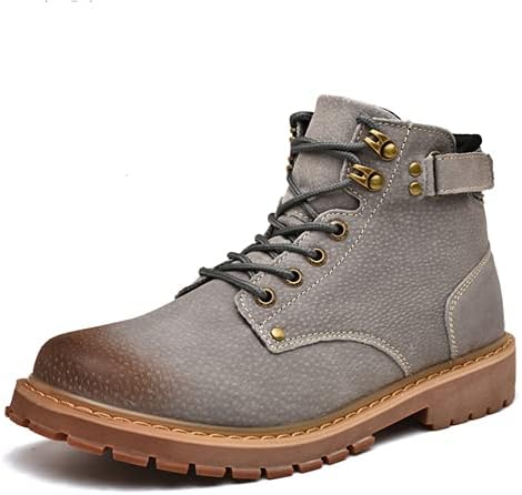Amazon Co Jp メンズ ブーツ 靴 カジュアル マーティンブーツ ハイカット革靴 スノーブーツ 通気性 耐磨耗性 滑り止め 軽量 アウトドアシューズ 防水 防寒 裏起毛 ウインターブーツ 紳士靴 綿靴 通勤 男性用 秋冬靴 イングランド風 シューズ バッグ