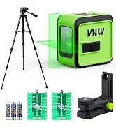 Self Leveling Laser Level with Tripod-High Accuracy[±1/10"at 33Ft],100Ft Cross Line Leveler Tool ...