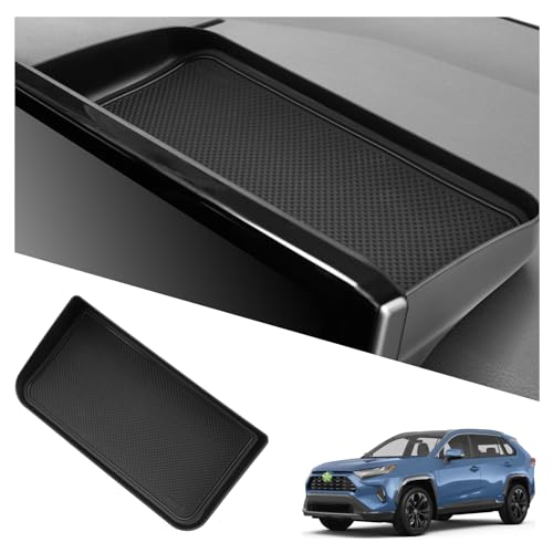 2025 RAV4 Behind Screen Organizer for Toyota RAV4 2025 Accessories Dash Storage Tray Compatible with 2019-2022 2023 2024 2025 Toyota RAV4 Hybrid LE/XLE/Limited/Adventure/XLE Premium/TRD Off Road
