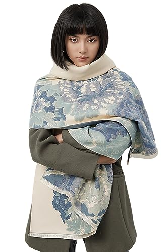 Jeelow Winter Pashmina Blanket Scarfs Shawls Wraps Open Front Poncho Cape For Women Wedding Evening Dresses