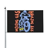 Mixing Gas And Hauling Ass Flag 3x5 Ft Flags For Indoor Outdoor Vivid Color And Uv Fade Resistant Decor Banner