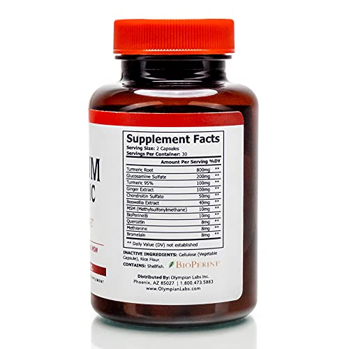 Olympian Labs Platinum Turmeric With Bioperine, 60 Capsules (Pack Of 2) #TOP2