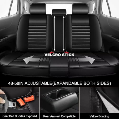 Image of For Subaru Outback Seat Covers 2007-2026 2027 Full Set Faux Leather