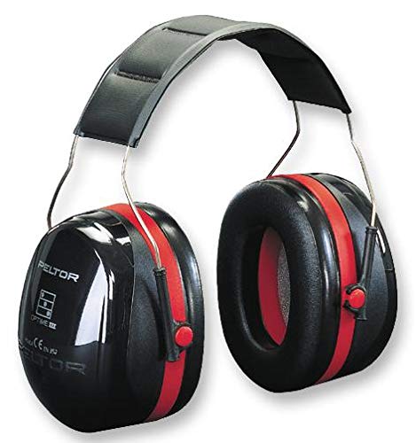 Optime Iii Gehörschutz, Kopfband, Ohrschutzart Muff, echte Ohrdämpfung 35dB, Standardabweichung 35dB, Farbe Rot & Schwarz, Persönlicher Schutz & Standortsicherheit