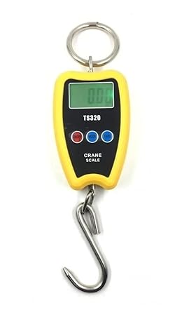 Crystal zone 200kg Hanging Weighing Scale | Mini Crane scale | Electronic Portable Weight Machine for Luggage, Agriculture, Fishing and Scrap | Digital Multipurpose Weighing Scale, Assorted Color