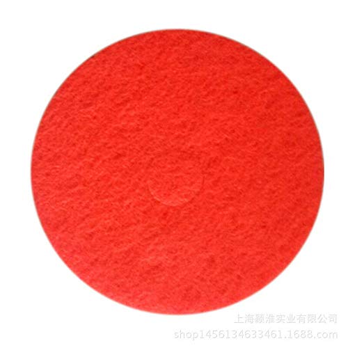 Polishing Pad 1PCS 15" Floor Maintenance Pad Grinding Disc Diamond Polishing Pads for Granite Marble Concrete Stone (Red)