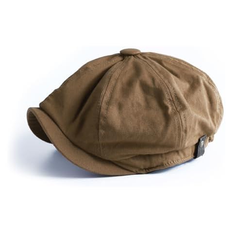 Wopedally Cotton Newsboy Cap for Men Cover