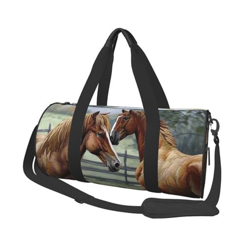 Sac de sport fourre-tout pliable avec sangle réglable faucon