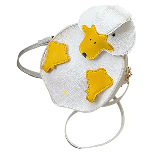 Sac à bandoulière canard blanc en polyester solide pour femmes