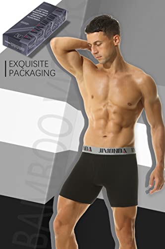 Jimonda Soft Underwear Pack Mens Breathable Bamboo Rayon & Copper Fibre Boxer Briefs Fly Front With Pouch… #TOP4