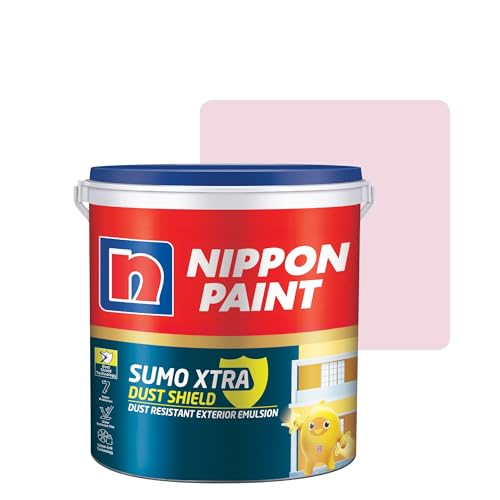Image of Nippon Paint Sumo Xtra Dust Shield Exterior Emulsion (20L, Sweet Deal) - Dirt Pickup Resistant, Colour-Lock, Water Resistant, Low VOC Wall Paint for Exterior Masonry Surfaces - 20 Litre