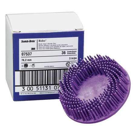 Scotch-Brite Body Mans Bristle Disc, 3 in, PK3