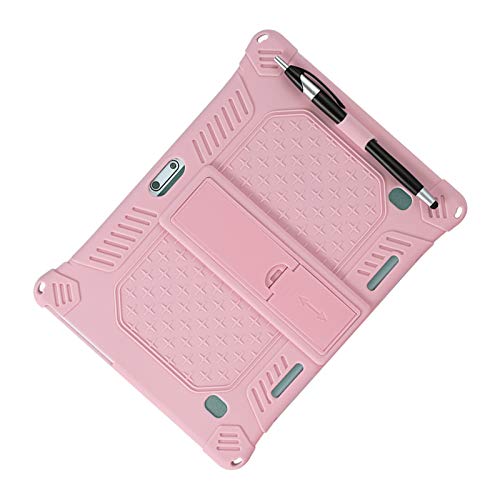 Case for Pritom Tronpad M10 10 Inch Tablet/VUCATIMES N10 10-Inch, Soft Kid Friendly Light Weight Build in Kickstand, Pink - Image 2